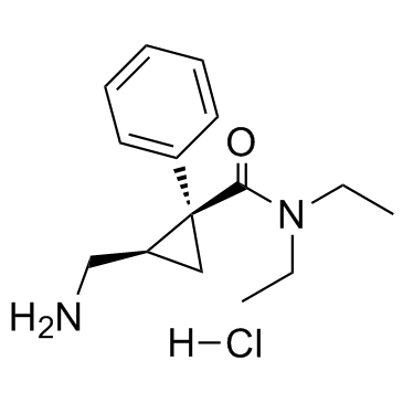 Milnacipran ((1S-cis) hydrochloride) Structure