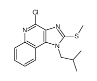 4-chloro-1-isobutyl-2-(methylthio)-1H-imidazo[4,5-c]quinoline Structure