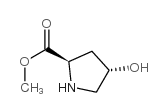 D-Proline, 4-hydroxy-, methyl ester, (4S) structure
