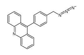 9-[4-(azidomethyl)phenyl]acridine结构式