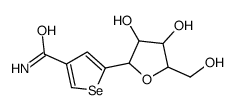5-[3,4-dihydroxy-5-(hydroxymethyl)oxolan-2-yl]selenophene-3-carboxamide结构式