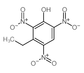 Phenol,3-ethyl-2,4,6-trinitro-结构式