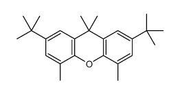 2,7-ditert-butyl-4,5,9,9-tetramethylxanthene结构式
