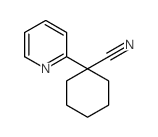 1-(Pyridin-2-yl)cyclohexanecarbonitrile Structure