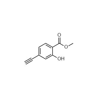 4-乙炔基-2-羟基苯甲酸甲酯结构式