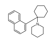 1-(1-naphthalen-1-ylcyclohexyl)piperidine Structure