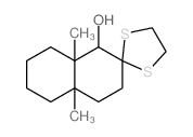 4'a,8'a-dimethylspiro[1,3-dithiolane-2,2'-3,4,5,6,7,8-hexahydro-1H-naphthalene]-1'-ol Structure