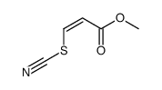 methyl 3-thiocyanatoprop-2-enoate结构式