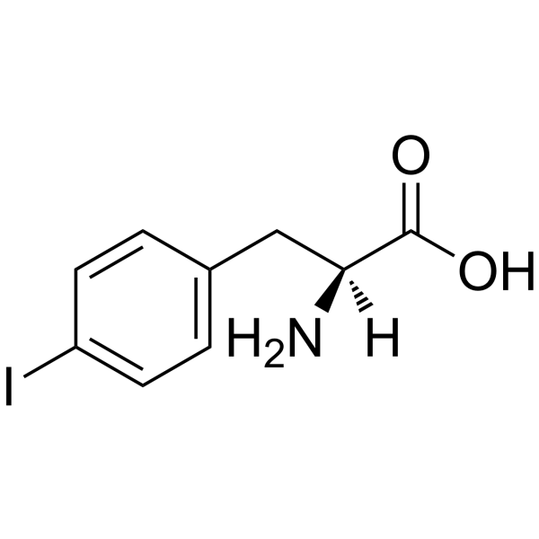 4-碘-L-苯丙氨酸结构式