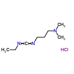 1-(3-Dimethylaminopropyl)-3-ethylcarbodiimide hydrochloride Structure