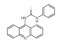 Thiourea,N-9-acridinyl-N'-phenyl- Structure