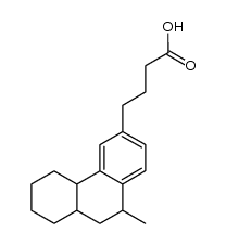 γ-6-(9-Methyl-1,2,3,4,4a,9,10,10a-octahydrophenanthryl)-buttersaeure结构式