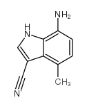 7-氨基-4-甲基-1H-吲哚-3-甲腈图片