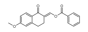 2-benzoyloxymethylene-6-methoxy-1-Tetralone Structure