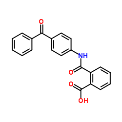 2-[(4-Benzoylphenyl)carbamoyl]benzoic acid结构式