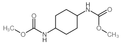 methyl N-[4-(methoxycarbonylamino)cyclohexyl]carbamate结构式