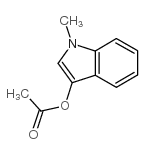 乙酸-N-甲基吲哚氧基酯结构式
