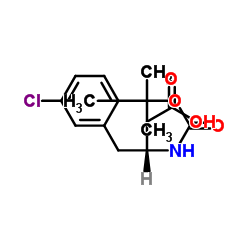 (R)-3-((叔-丁氧羰基)氨基)-4-(3-氯苯基)丁酸结构式