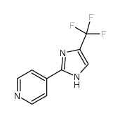 PYRIDINE, 4-[5-(TRIFLUOROMETHYL)-1H-IMIDAZOL-2-YL]- structure