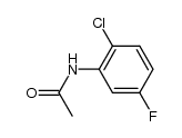 N-(2-chloro-5-fluorophenyl)acetamide结构式