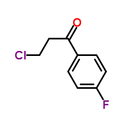 p-Fluoro-β-chloropropiophenone Structure
