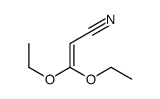 3,3-二乙氧基丙烯腈结构式