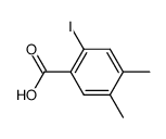 2-iodo-4,5-dimethylbenzoic acid Structure