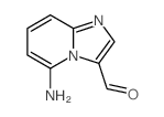 2-amino-1,7-diazabicyclo[4.3.0]nona-2,4,6,8-tetraene-9-carbaldehyde Structure