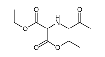 diethyl 2-(2-oxopropylamino)propanedioate Structure