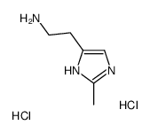 2-(2-Methyl-1H-imidazol-4-yl)ethanamine dihydrochloride structure