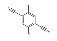 1,4-Benzenedicarbonitrile,2-fluoro-5-methyl-(9CI) Structure