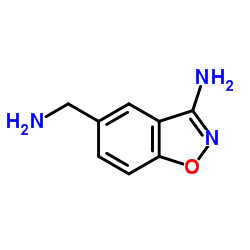 5-(氨基甲基)苯并[d]异恶唑-3-胺结构式