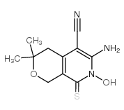 1H-Pyrano[3,4-c]pyridine-5-carbonitrile,6-amino-3,4,7,8-tetrahydro-7-hydroxy-3,3-dimethyl-8-thioxo-(9CI) Structure