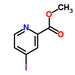 4-碘吡啶-2-甲酸甲酯结构式