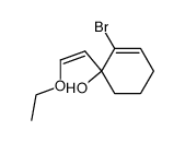 (Z)-2-bromo-1-(2-ethoxyvinyl)cyclohex-2-en-1-ol Structure