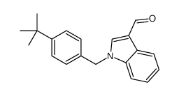 1-[(4-tert-butylphenyl)methyl]indole-3-carbaldehyde Structure