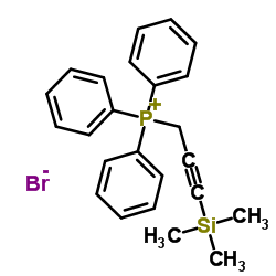 (3-三甲基硅基-2-丙炔基)三苯基溴化膦图片
