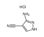 3-amino-4-cyanopyrazole-hydrochloride Structure