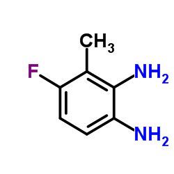 2,3-二氨基-6-氟甲苯结构式