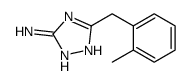 5-(2-甲基苄基)-4H-1,2,4-三唑-3-胺结构式