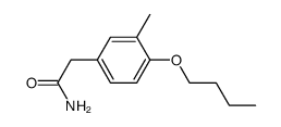 4-Butoxy-3-methyl-phenyl-acetamid结构式