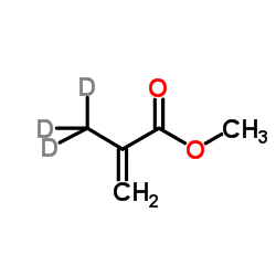 甲基丙烯酸甲酯-D3结构式