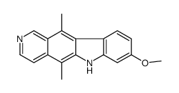 8-methoxy-5,11-dimethyl-6H-pyrido[4,3-b]carbazole Structure