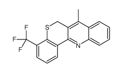 7-methyl-4-(trifluoromethyl)-6H-thiochromeno[4,3-b]quinoline结构式