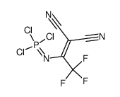 N-(2,2-dicyano-1-trifluoromethylvinyl)phosphorimidic trichloride Structure