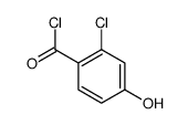 Benzoyl chloride, 2-chloro-4-hydroxy- (9CI) Structure