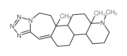 17a-methyl-tetrazolo[1',5':3,4]-3,17a-diaza-4a,17a-dihomo-androst-4a-ene结构式