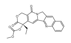 camtothecin-20-O-methyl carbonate结构式