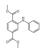 dimethyl 2-anilinobenzene-1,4-dicarboxylate结构式