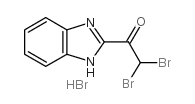 1-(1H-苯并咪唑-2-基)-2,2-二溴乙酮结构式